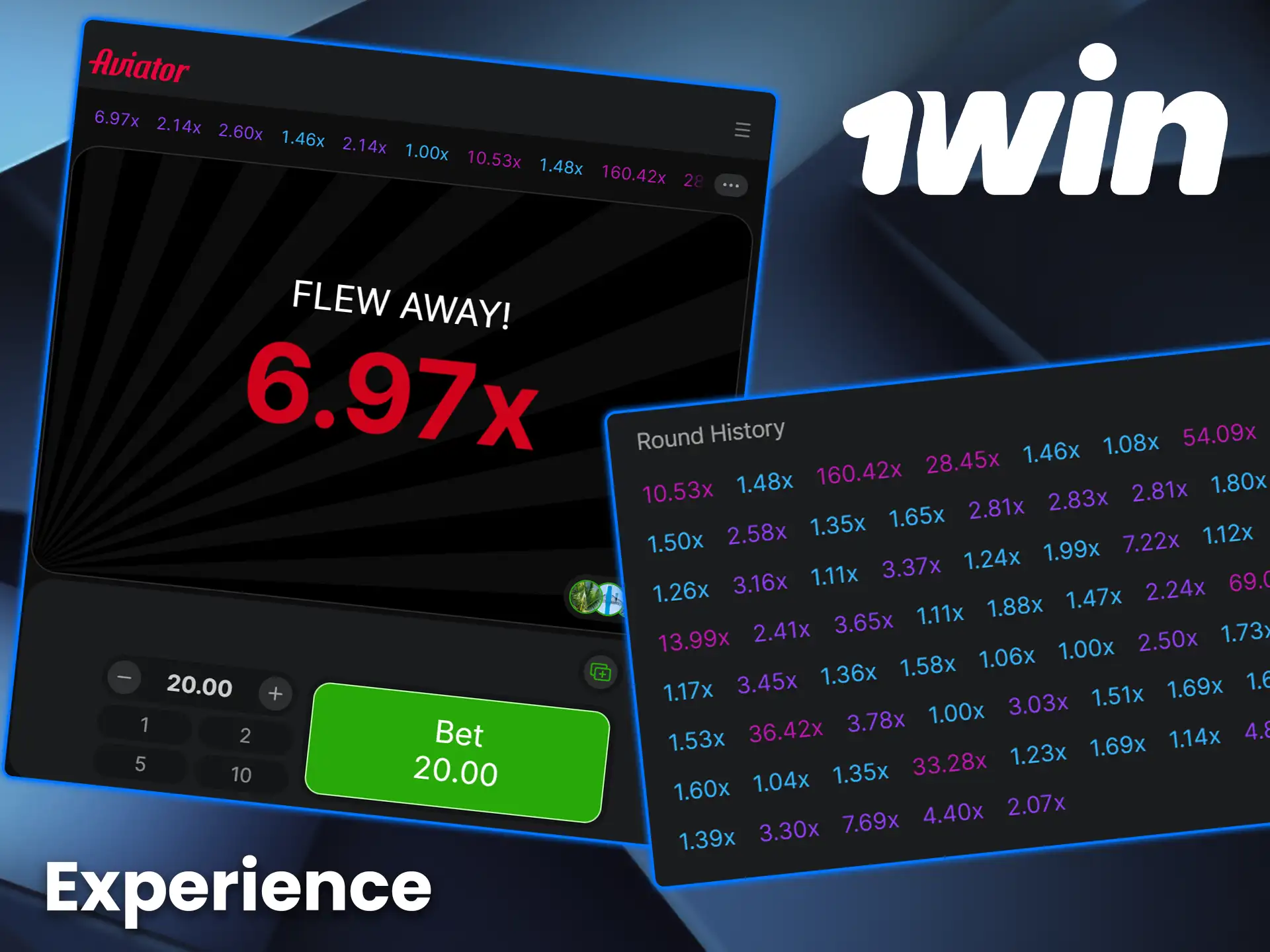 Find out about all the features of the Aviator game on 1win.