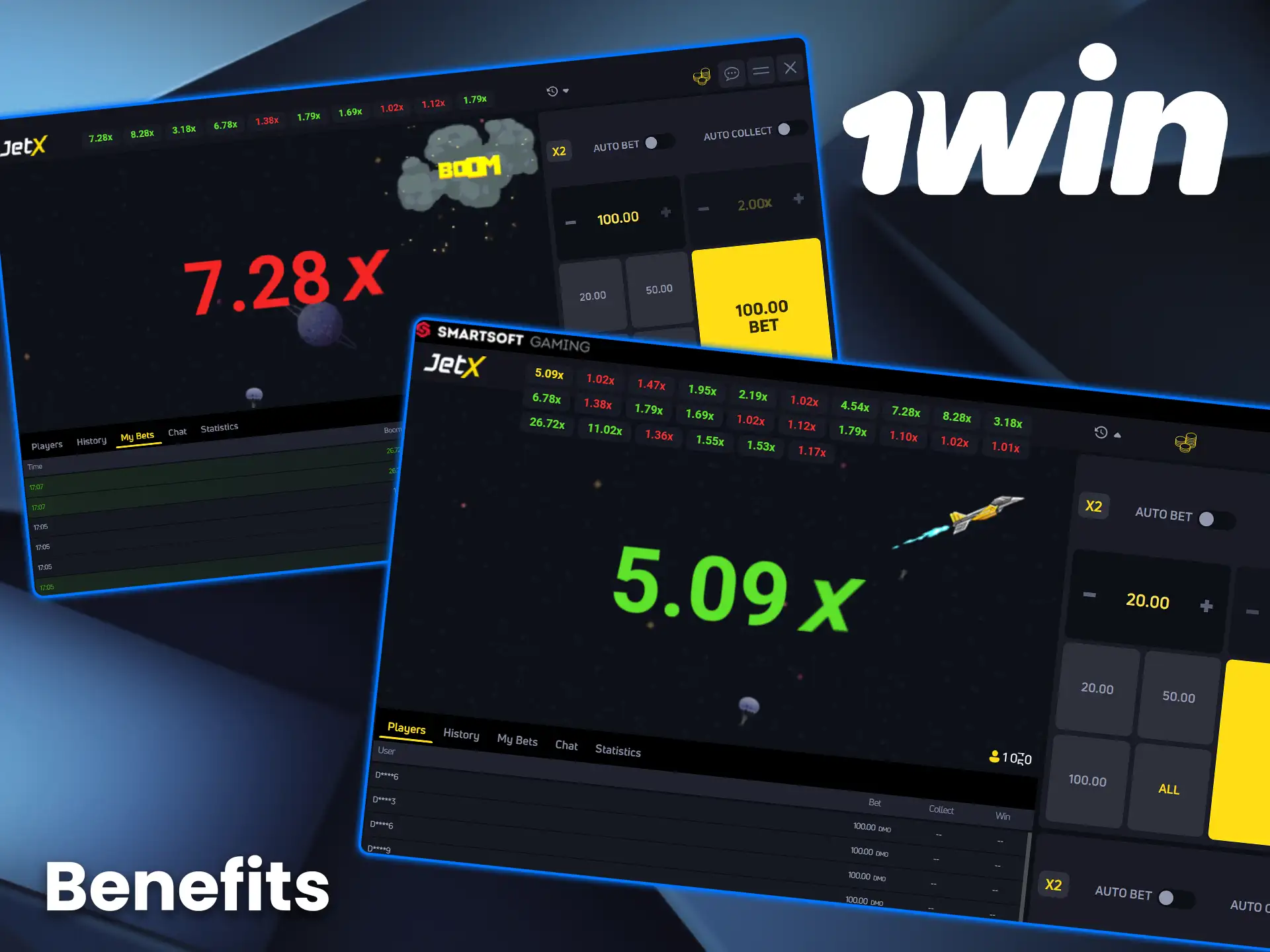 Discover all the advantages and benefits of playing 1win JetX.