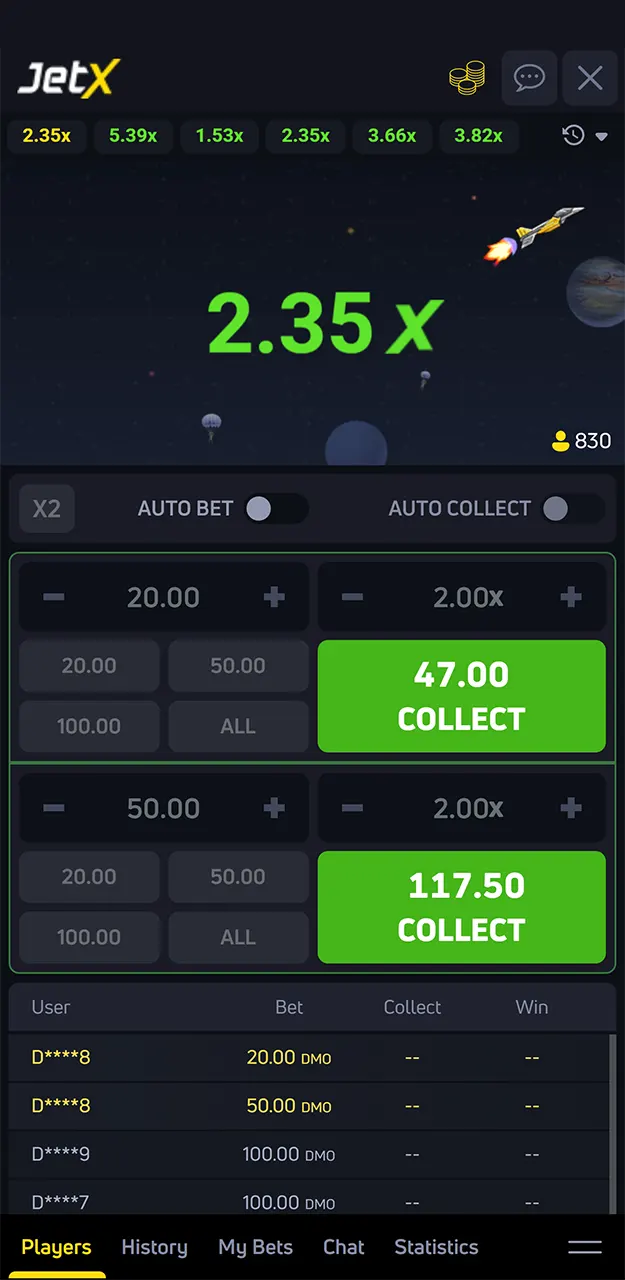 Withdraw your money safely from JetX on 1win.
