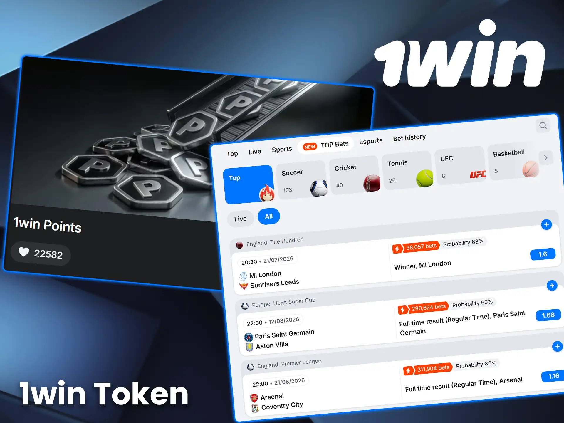Discover internal platform rewards through 1win token.