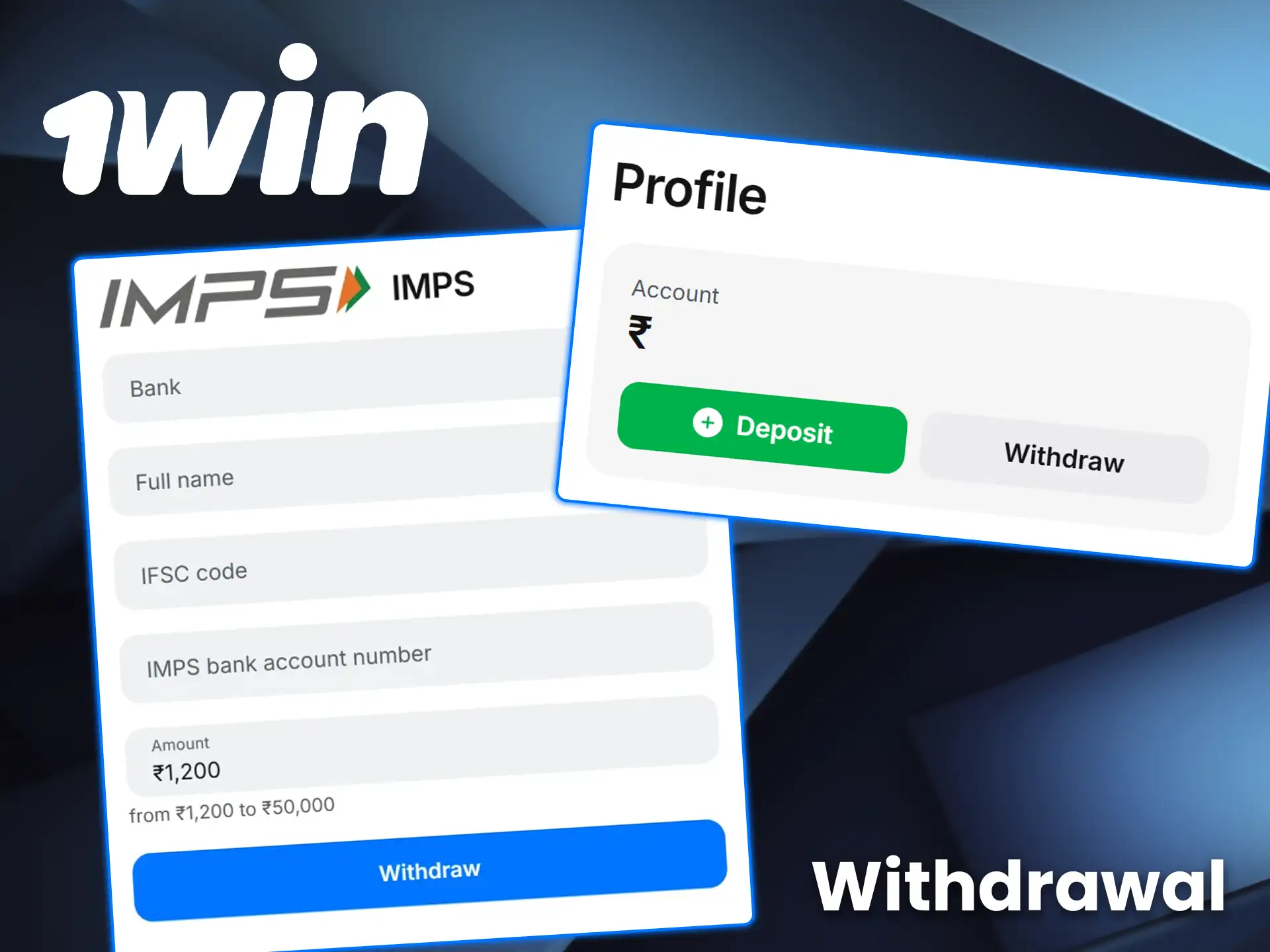 Withdraw your money safely on 1win.
