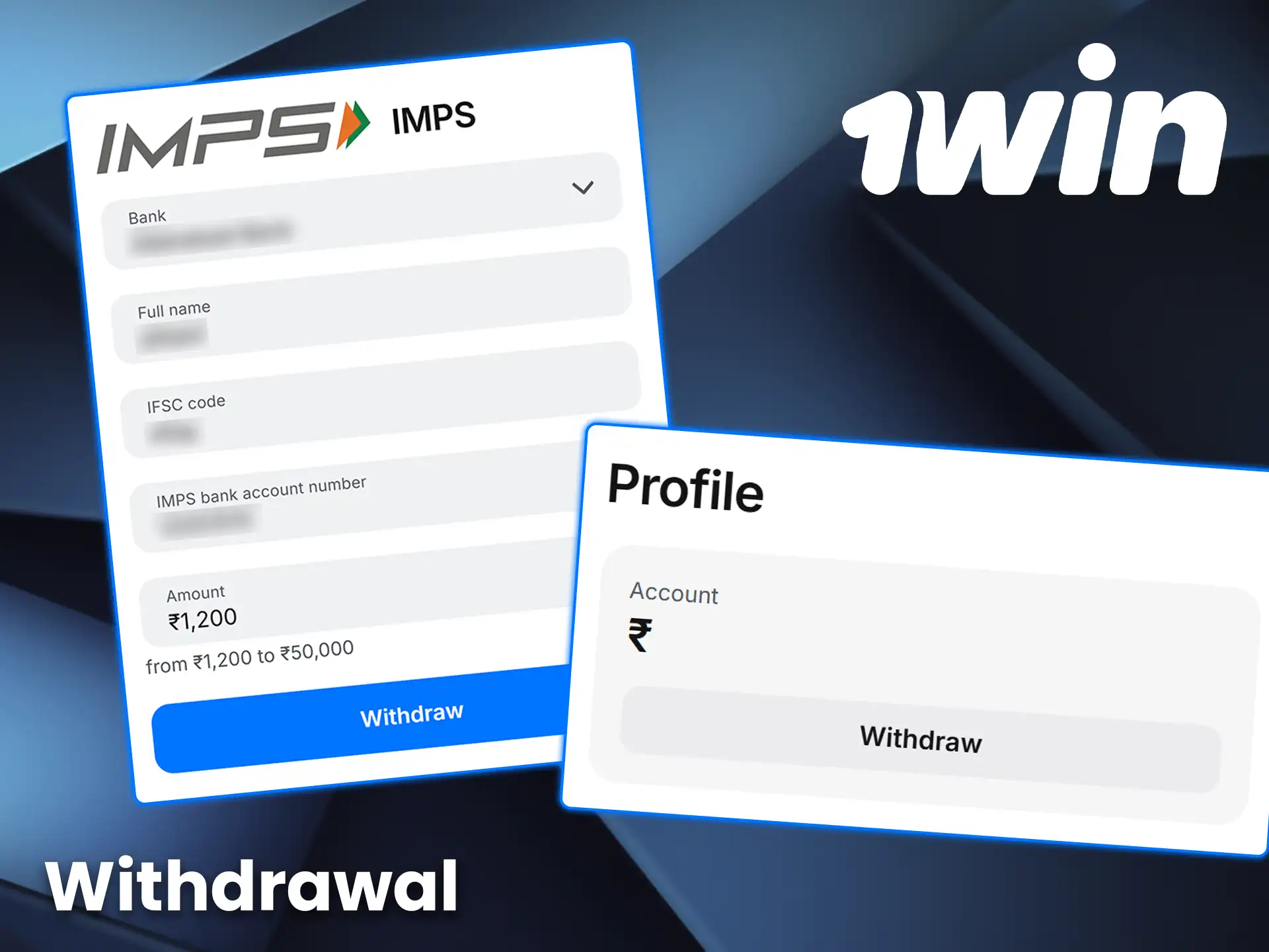 Follow these simple instructions for withdrawing funds from 1win.