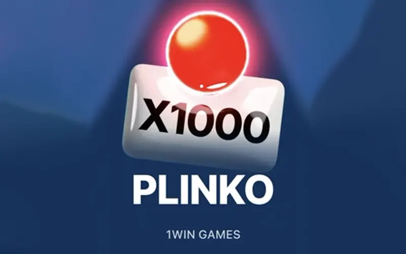 Enjoy fast-paced rounds of Plinko at 1win.