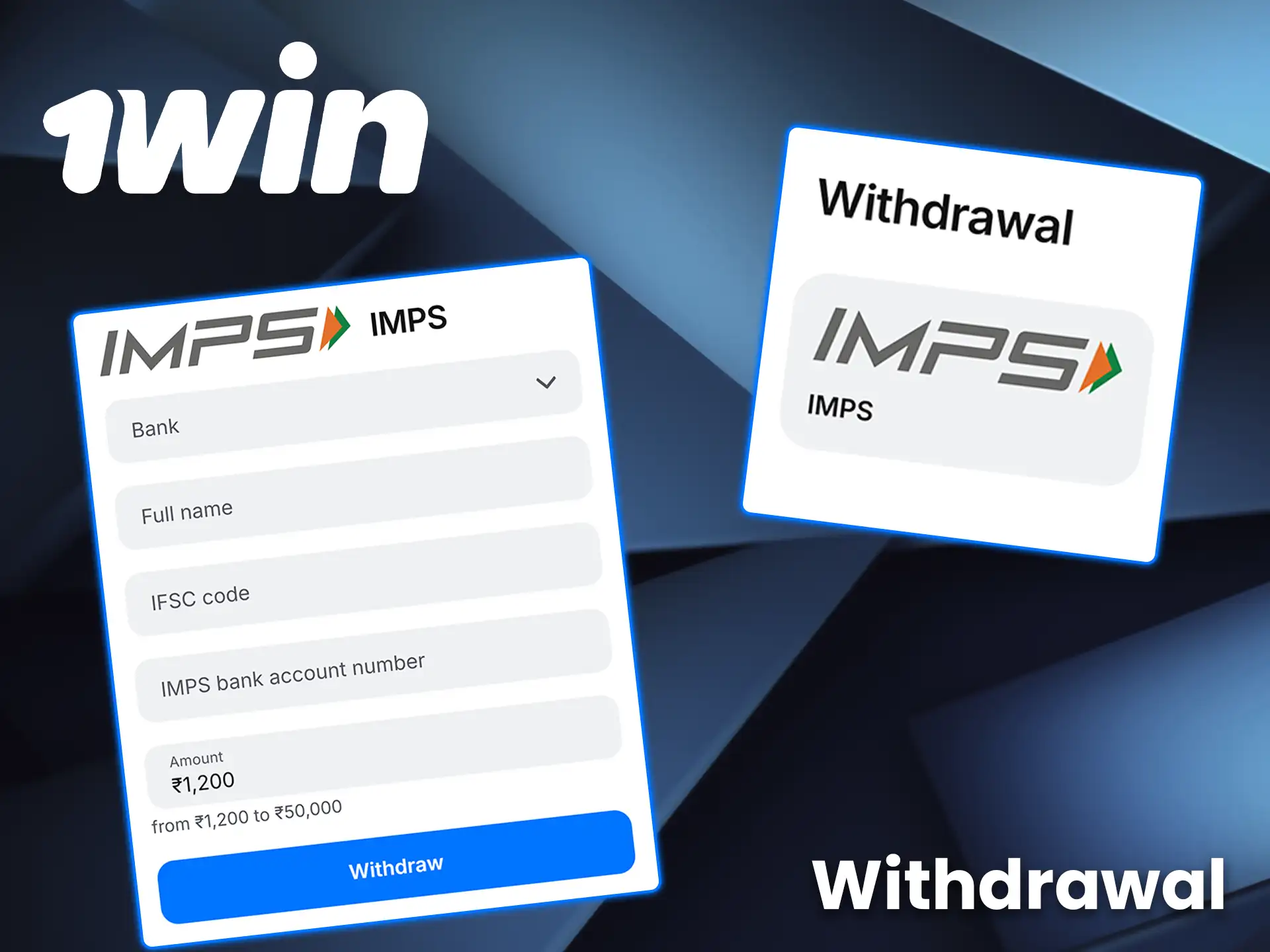 Safely transfer your winnings to 1win.