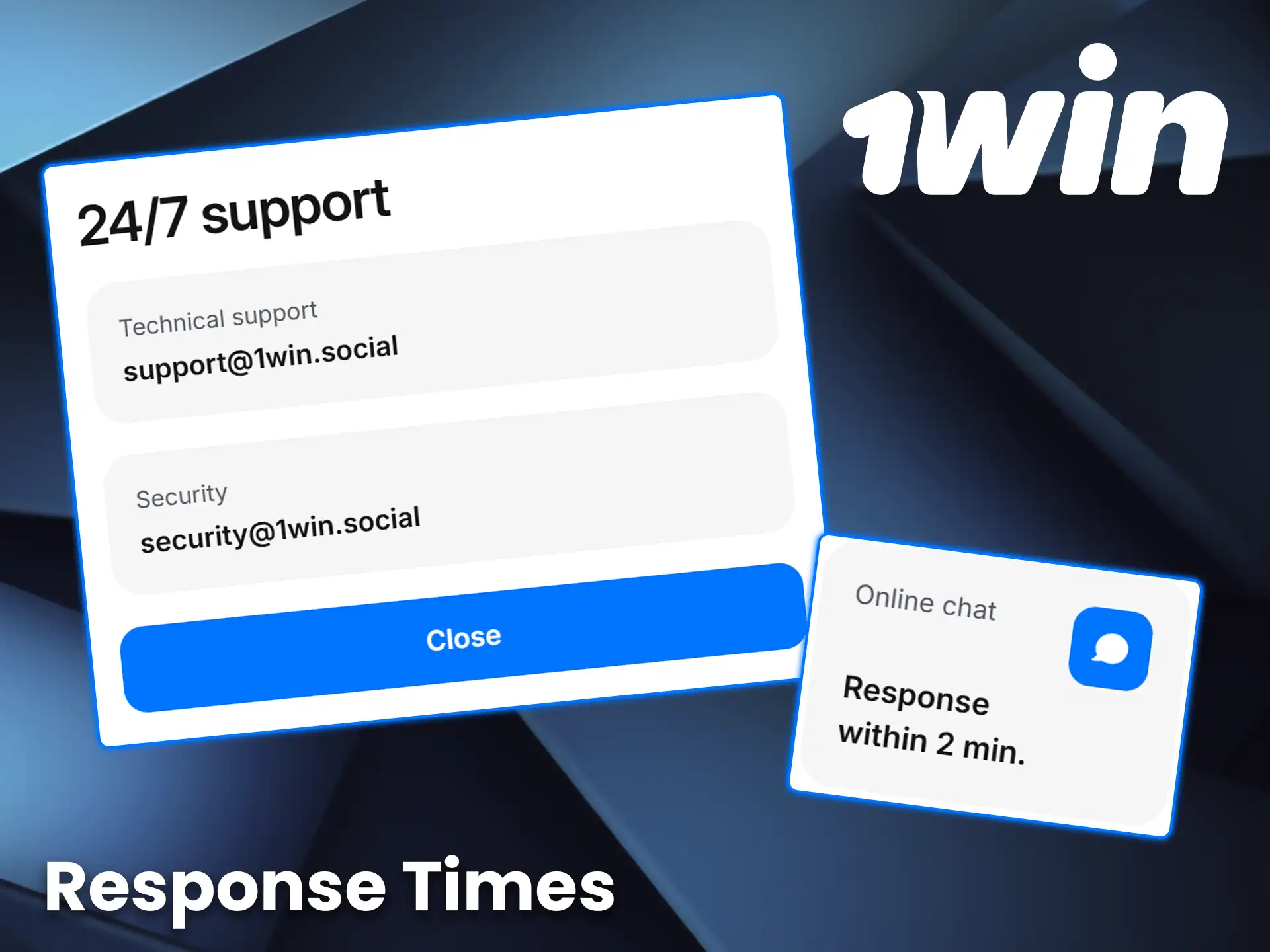Read detailed information about response times, checks, and dispute handling on 1win.